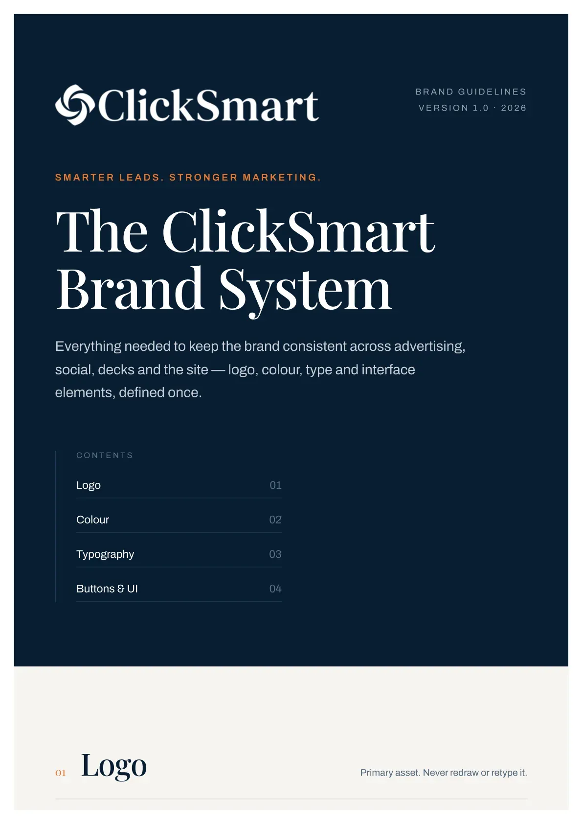 Brand Guidelines, page 1 of 9