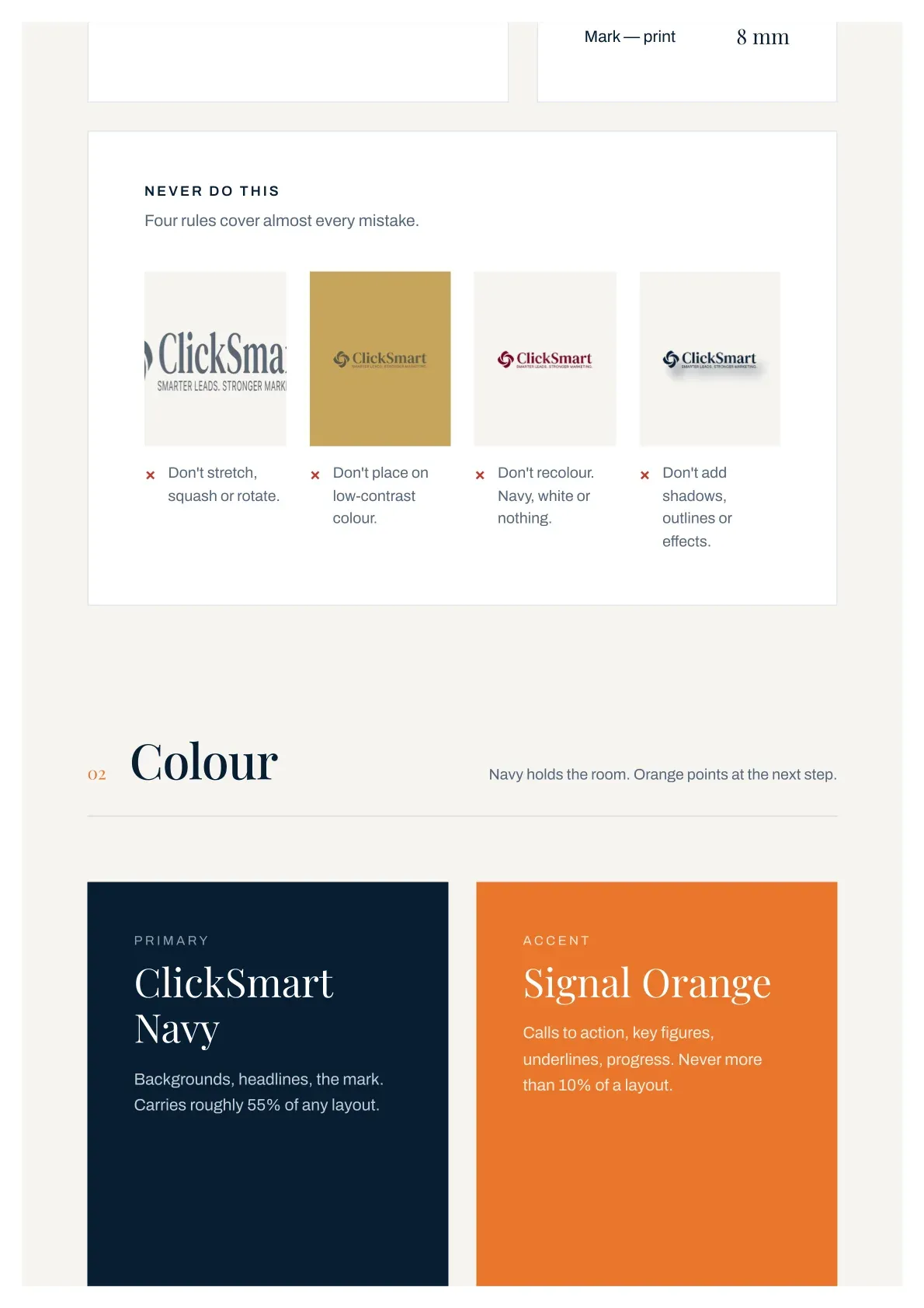Brand Guidelines, page 3 of 9
