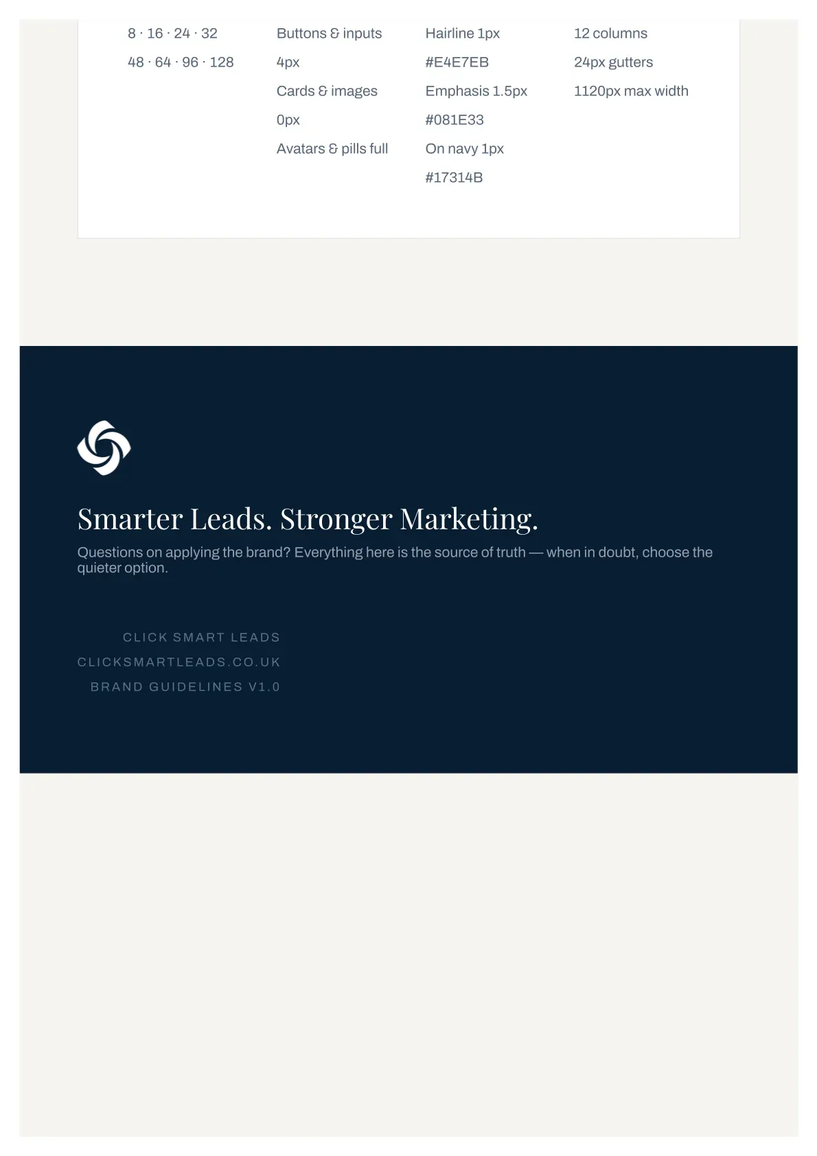 Brand Guidelines, page 9 of 9