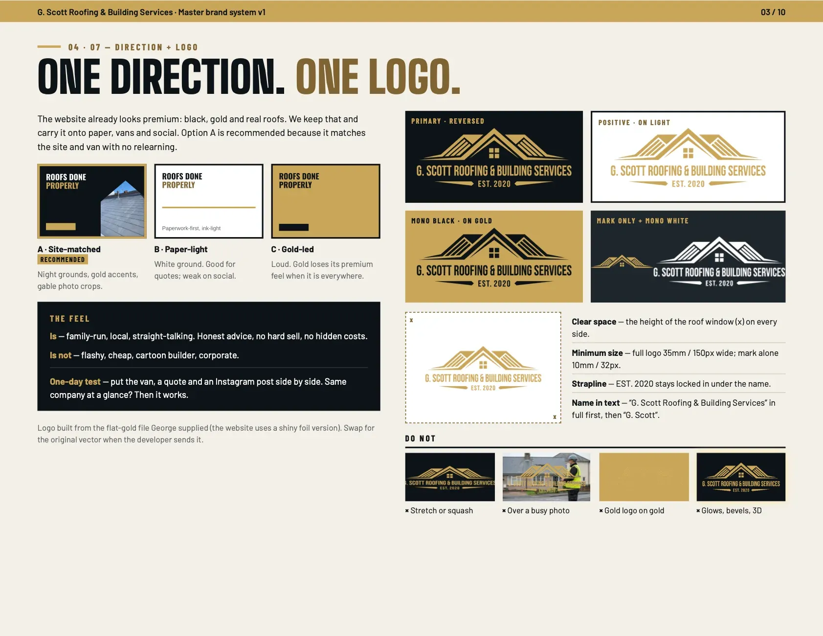 Master Brand System, page 3 of 10