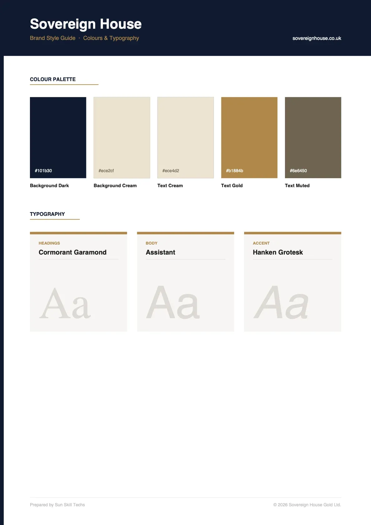 Brand Guide, page 1 of 1