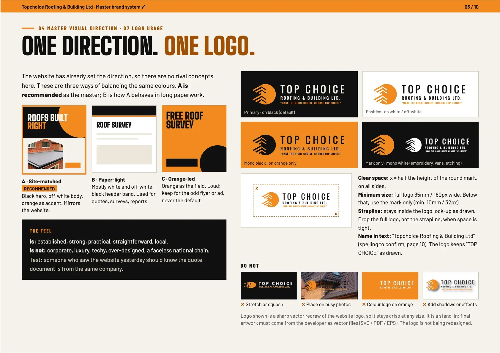 Master Brand System, page 3 of 10