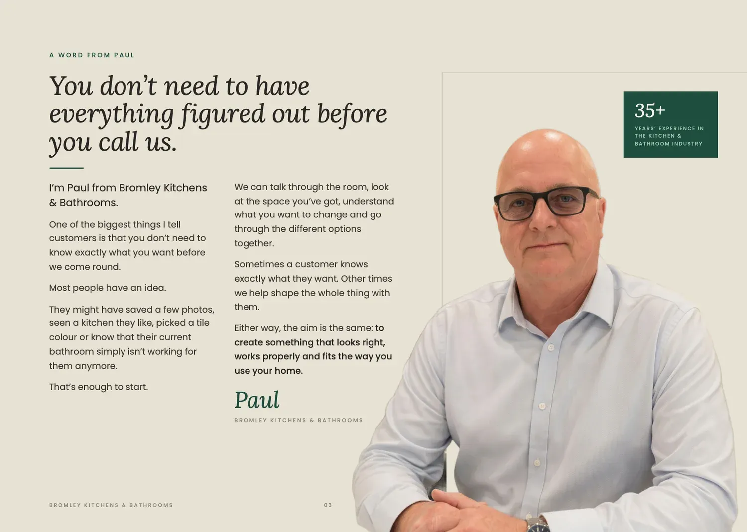 Company Brochure, page 3 of 29