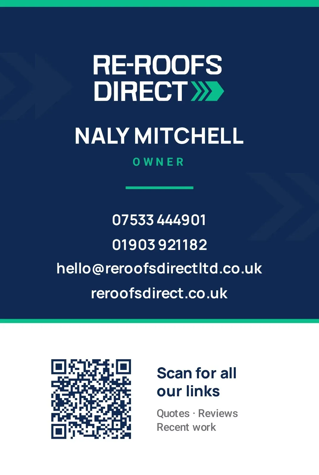 Business Card, page 2 of 2