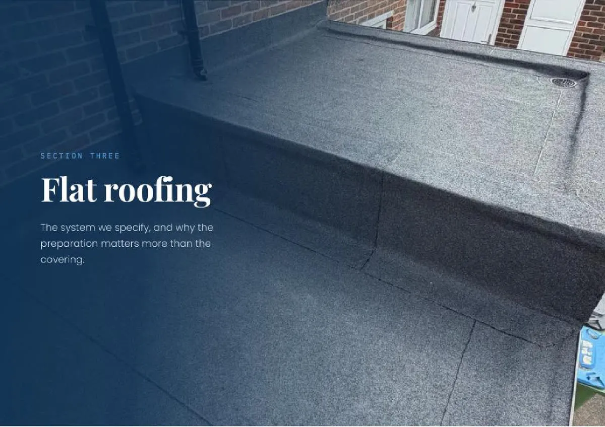 Brochure spread on materials and detailing
