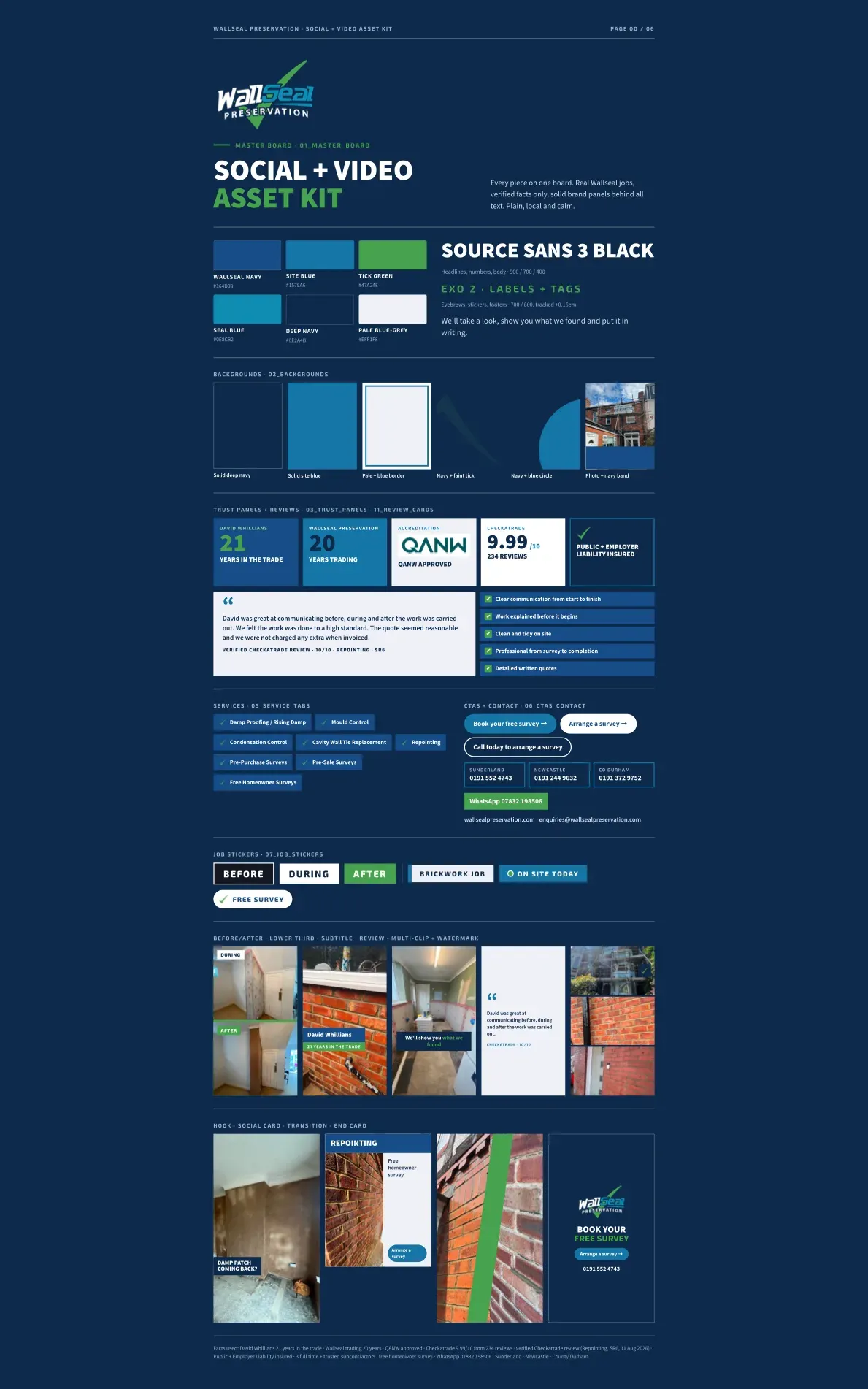 Social & Video Kit, page 1 of 7