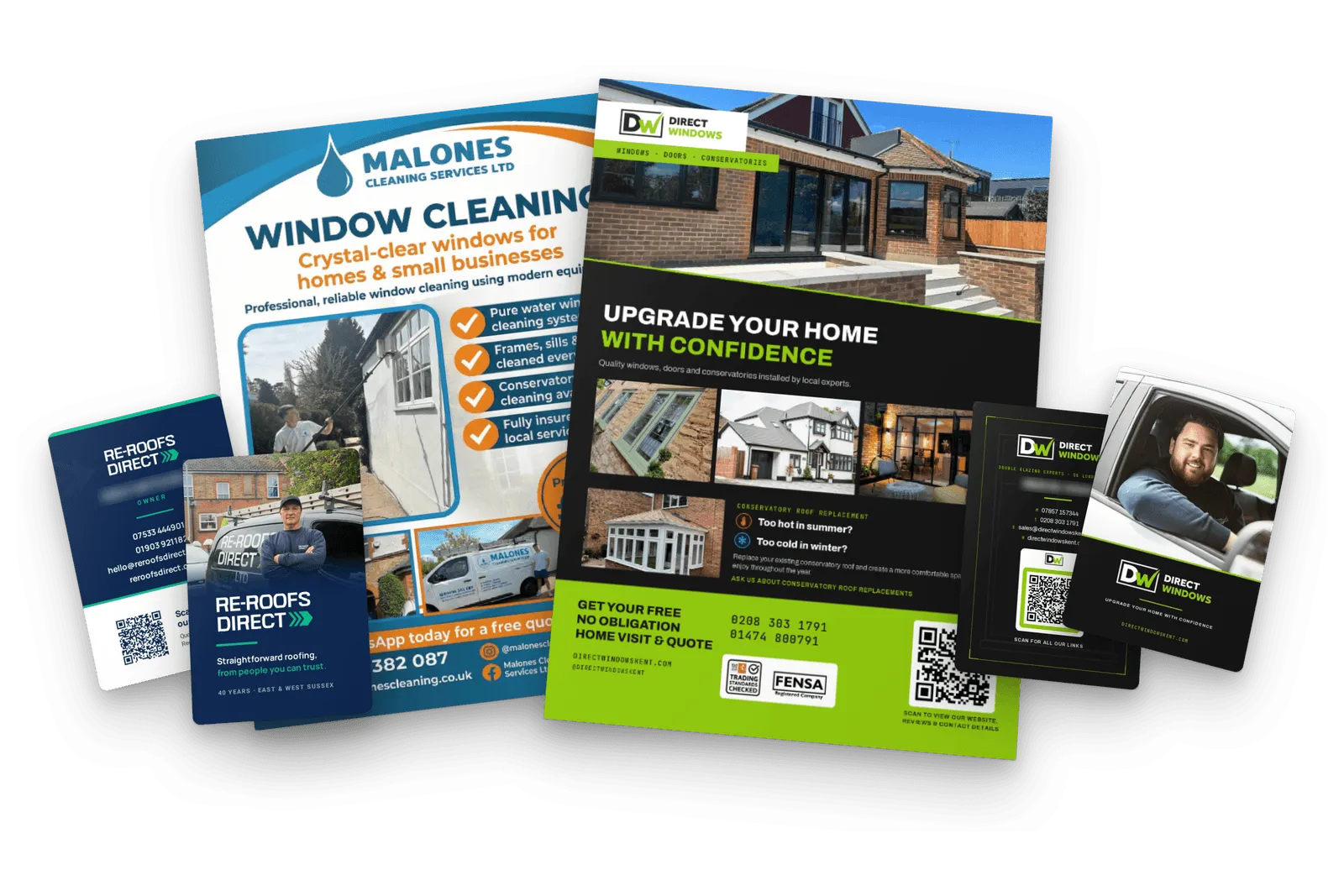 Flyers and business cards