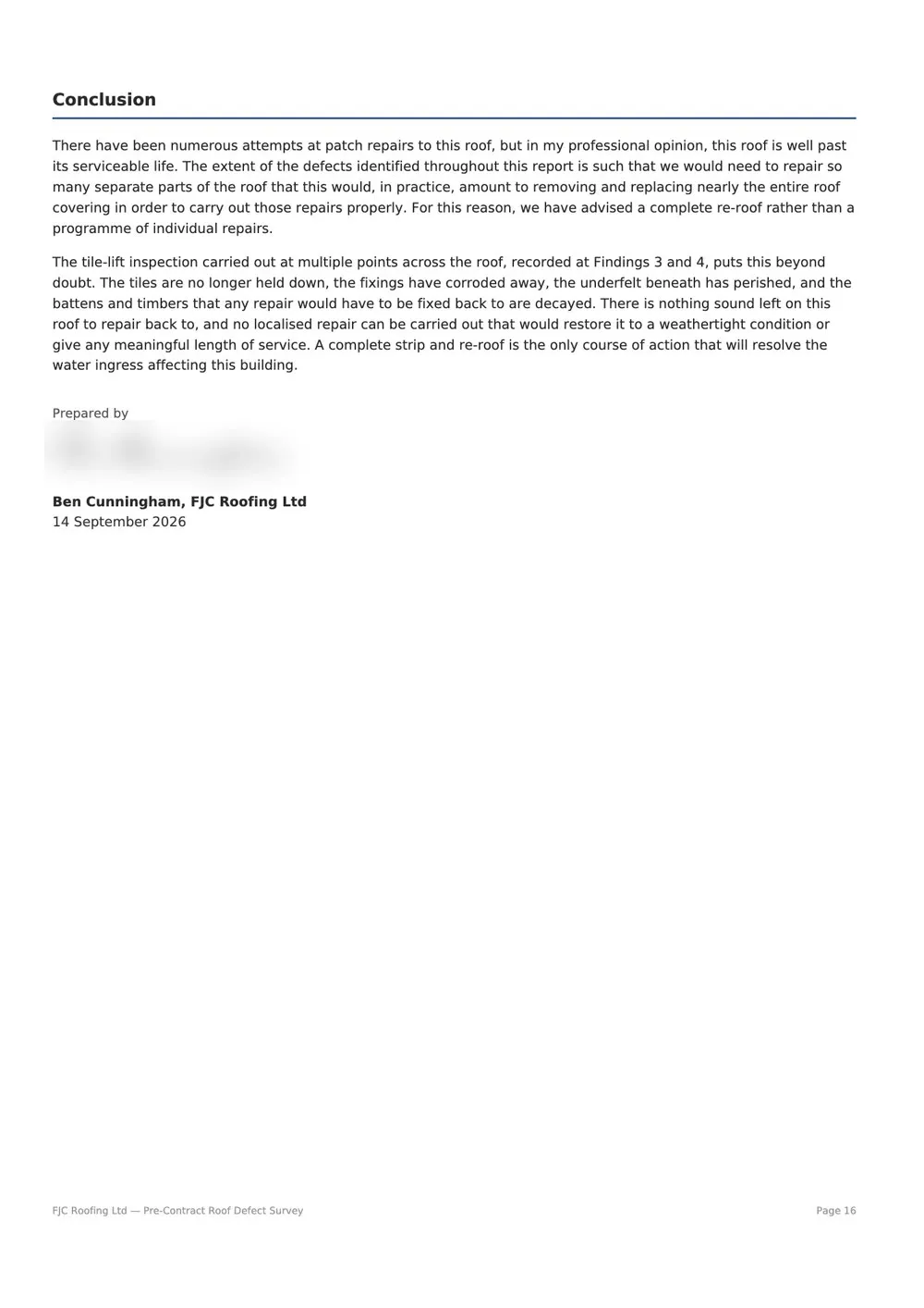 Survey conclusion and recommendation