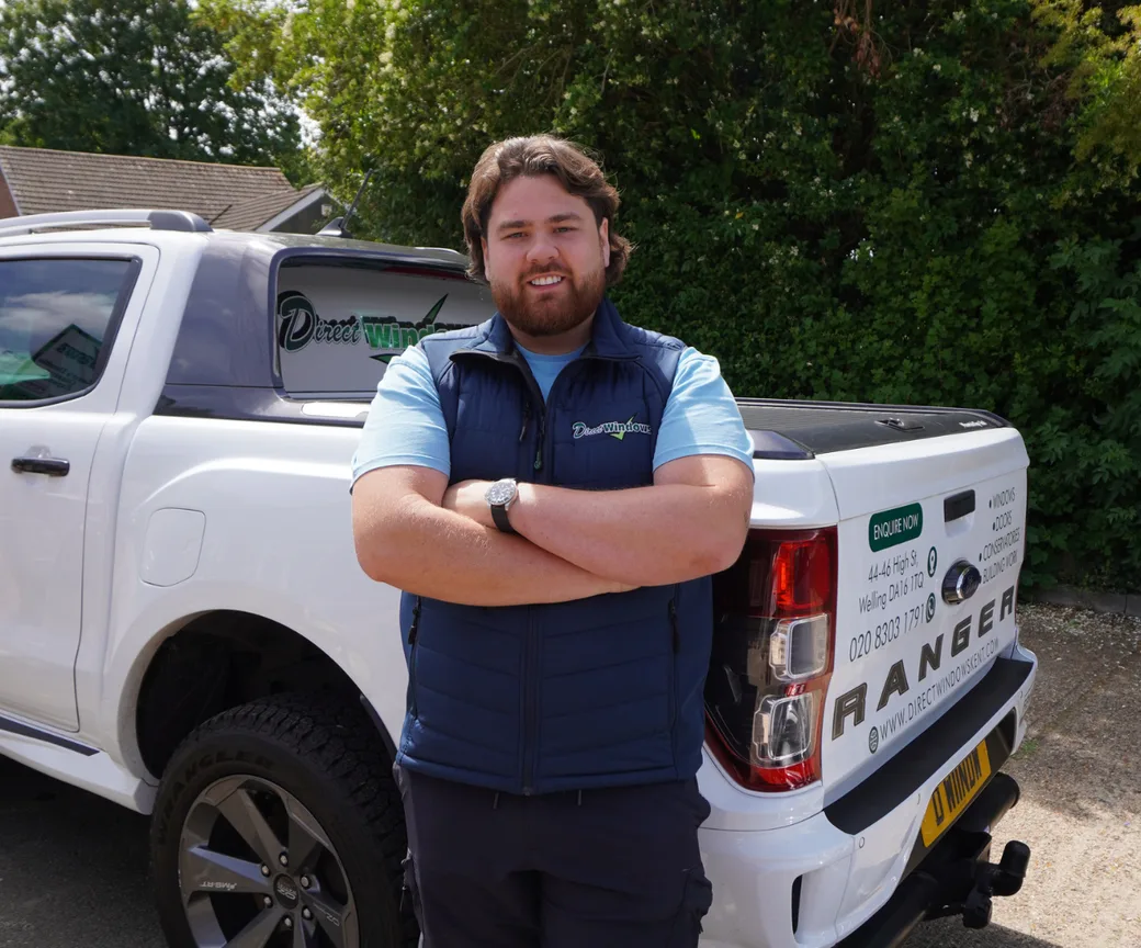 Reece Voak, owner of Direct Windows