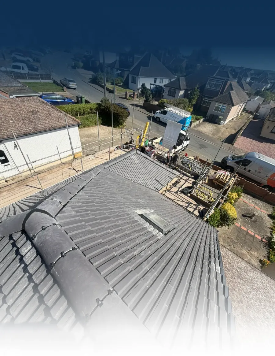 Completed FJC Roofing roof replacement