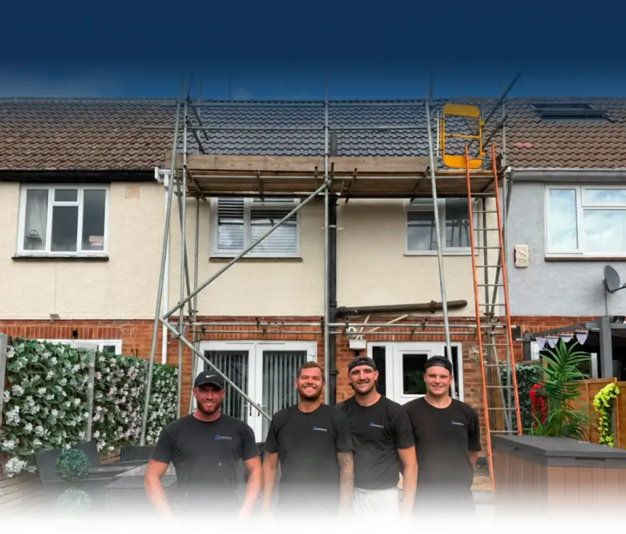 FJC Roofing team on site