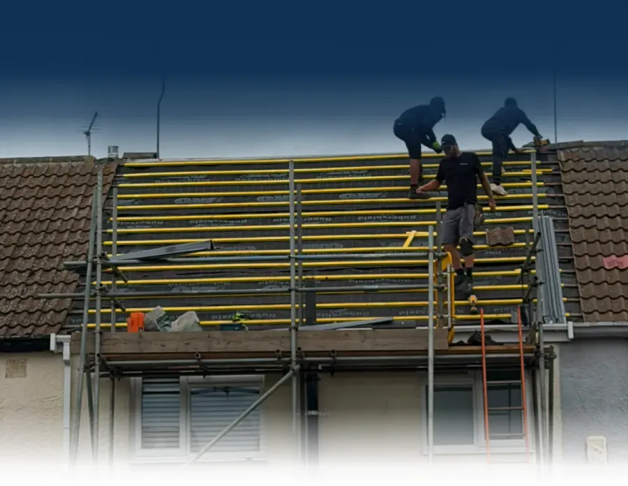 Ben from FJC Roofing on site
